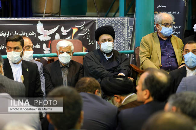 مراسم وداع با پیکر حجت الاسلام و المسلمین دعایی
