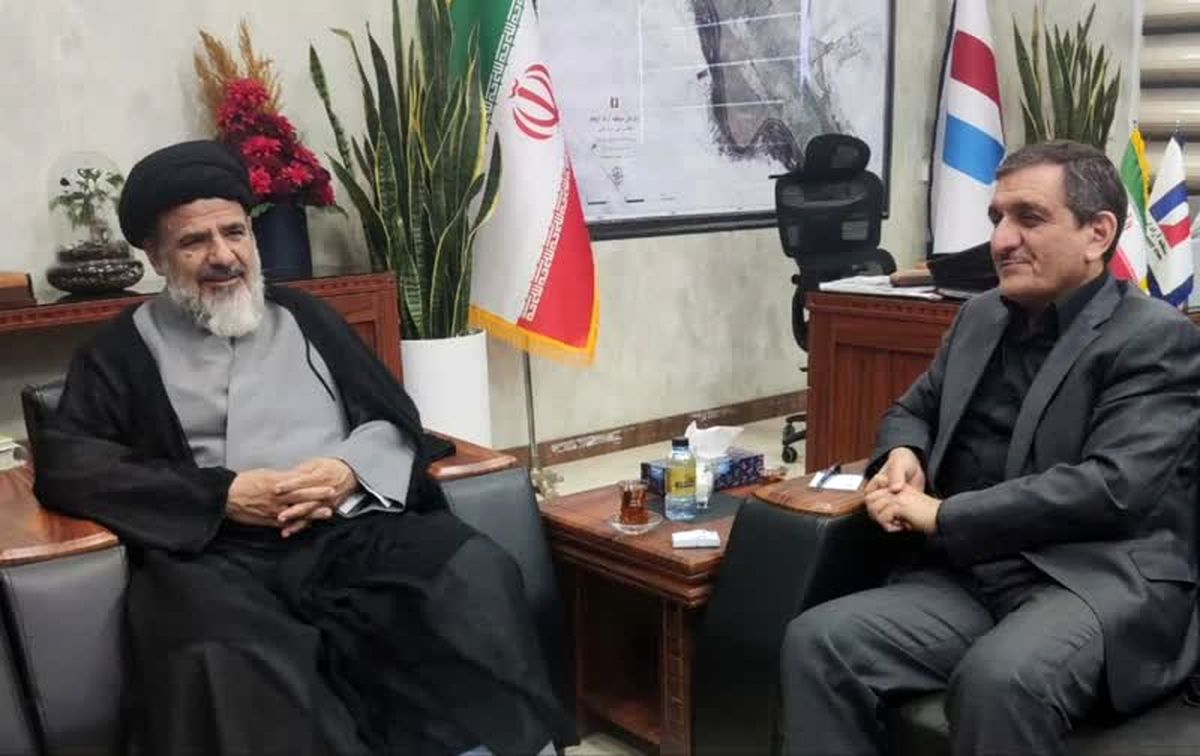 هم‌افزایی برای توسعه متوازن اروند / دیدار مدیرعامل سازمان با آیت‌الله حسن‌زاده