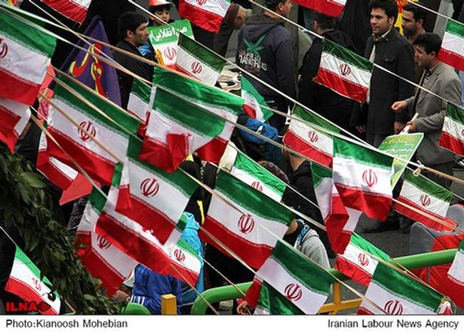 مراسم راهپیمایی یوم الله ۲۲ بهمن در تهران