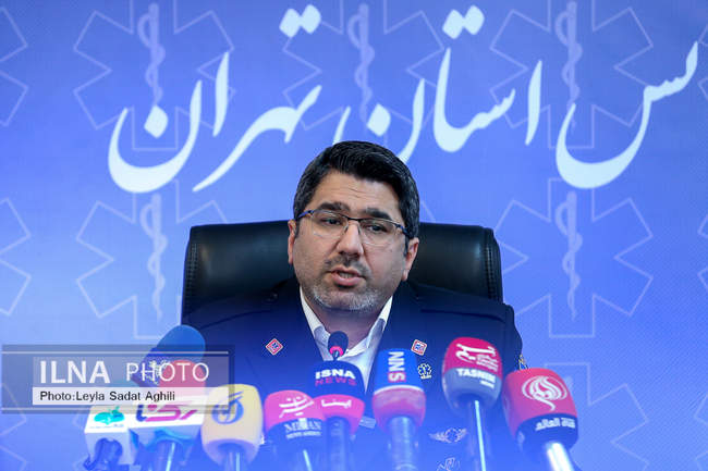 نشست خبری رئیس سازمان اورژانس استان تهران