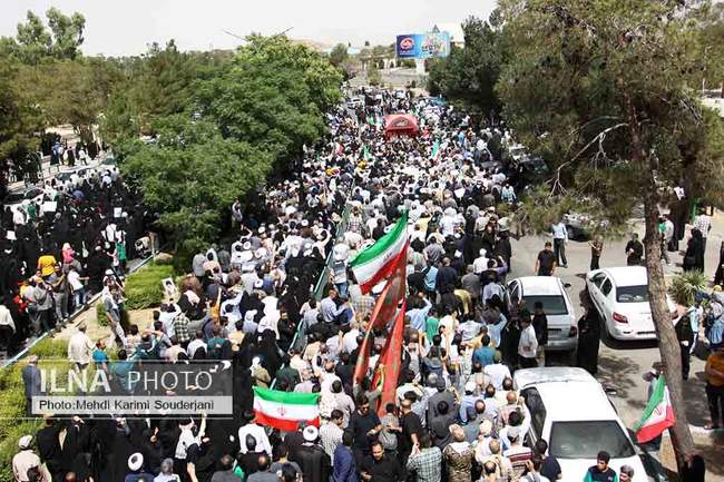 راهپیمایی خشم و نصر و تشییع شهدا در اصفهان