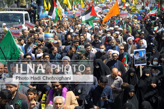 راهپیمایی روز قدس استان قم 