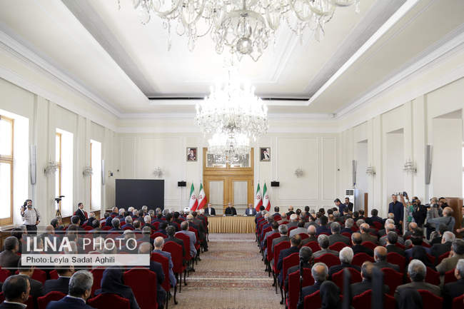 حضور رییس جمهور در جمع مدیران ارشد وزارت امور خارجه