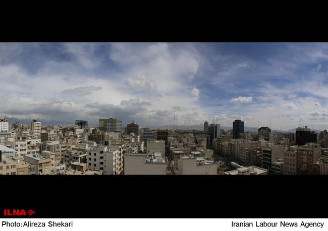 تهران در یک روز پاک