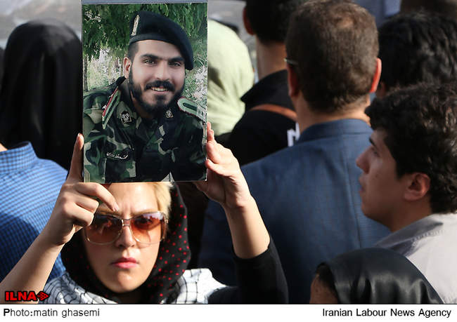 مراسم تشییع پیکر پاک شهدای غواص-2