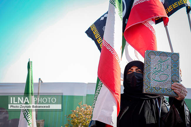 راهپیمایی محکومیت اقدامات تروریستی آمریکا و رژیم صهیونیستی علیه ملت