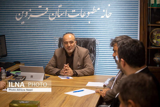 بازدید مدیرکل ارشاد از خانه مطبوعات استان قزوین