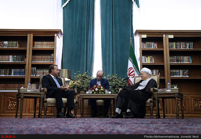 دیدار دبیر کل اتحادیه بین‌المللی تامین اجتماعی با آیت الله هاشمی رفسنجانی