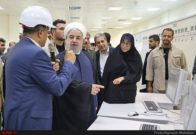 گزارش تصویری از مراسم افتتاح فاز سوم پتروشیمی پردیس، دماوند و مرجان
