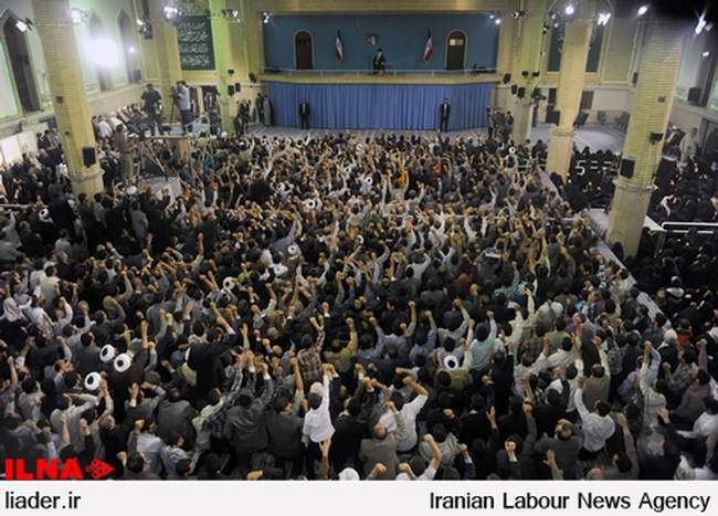 دیدار اقشار مختلف مردم با رهبر معظم انقلاب به مناسبت عید غدیر