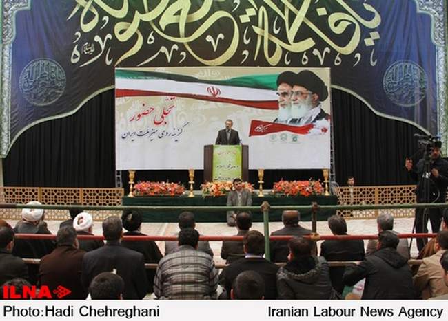 سخنرانی رئیس مجلس در استان قم