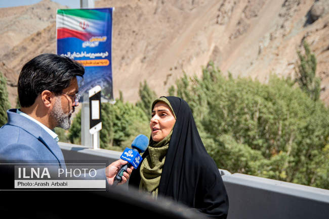 آیین بهره‌برداری از باند شرقی منطقه دو آزادراه تهران - شمال