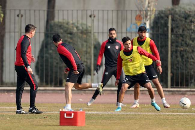 گزارش تصویری تمرین پرسپولیس بعد از پیروزی مقابل گل‌گهر
