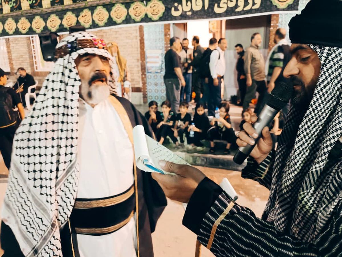 مجلس تعزیه«علی اکبر» و «زیارت جابر» در شلمچه و چذابه اجرا شد 