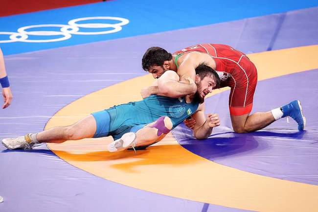 گزارش تصویری از مسابقات حسن یزدانی در المپیک توکیو