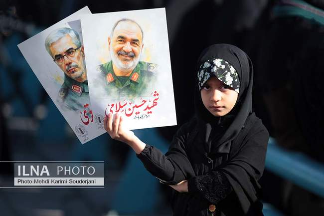 تشییع شهدای گمنام در اصفهان