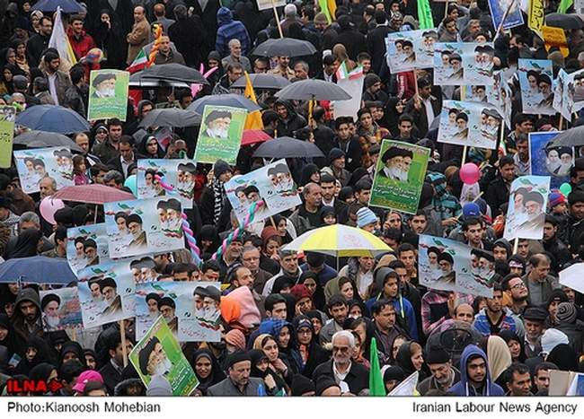 مراسم راهپیمایی یوم الله ۲۲ بهمن در تهران