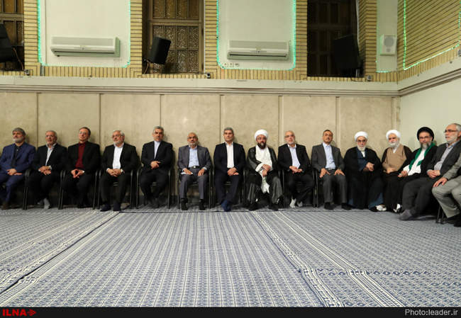 دیدار معلمان و فرهنگیان با رهبر انقلاب اسلامی