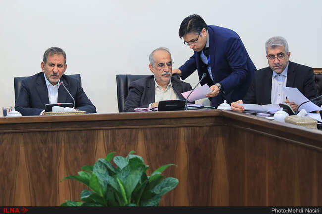 جلسه شورای اقتصاد با حضور اسحاق جهانگیری