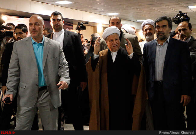 حضور آیت الله هاشمی رفسنجانی در ستاد انتخابات وزارت کشور /9