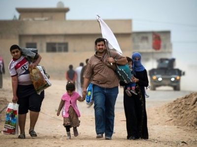 از آغاز عملیات موصل بیش از ۶۸ هزار غیرنظامی آواره شدند