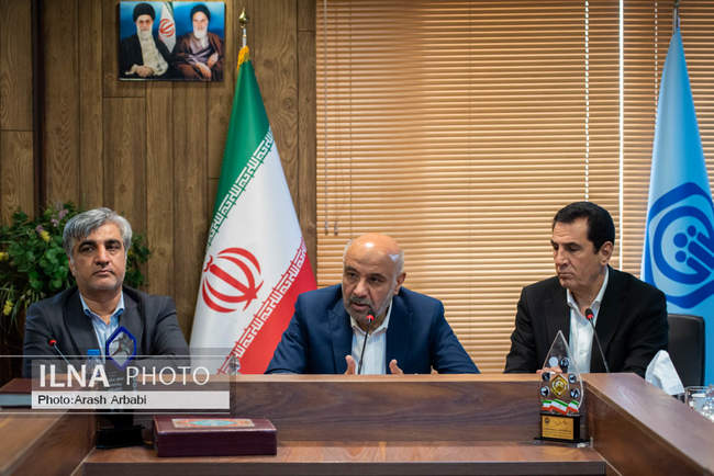 مراسم تقدیر از وزیر تعاون، کار و رفاه اجتماعی و مدیر عامل سازمان تامی