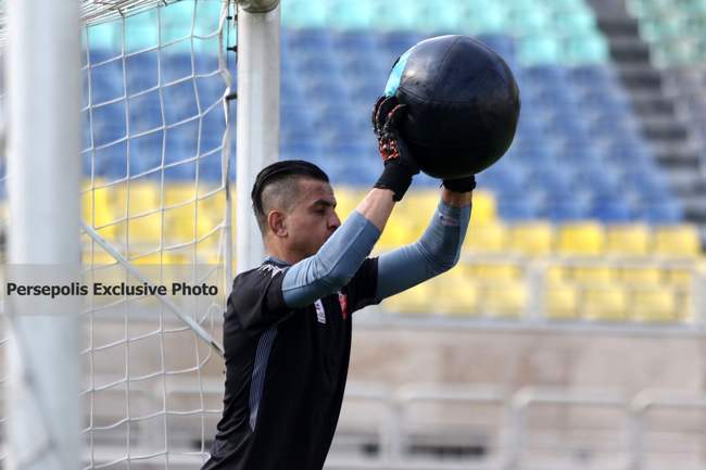 گزارش تصویری: سرخ‌پوشان با جدیت تمرین می‌کنند