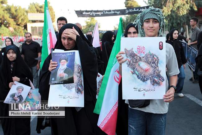  دومین روز مراسم وداع با رهبر شهید انقلاب در مصلای تهران/ 9