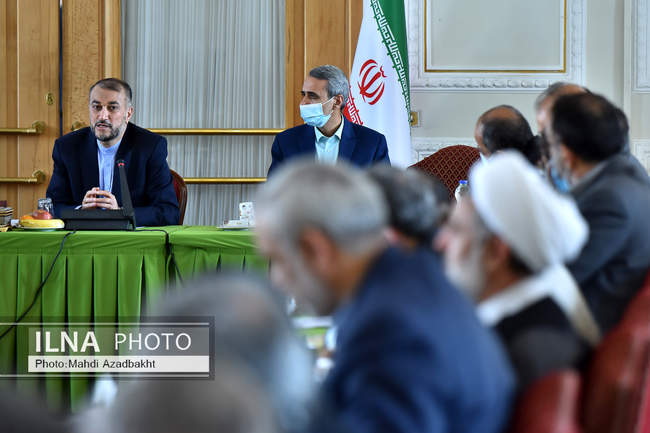 ملاقات اعضای کمیسیون امنیت ملی با حسین امیرعبداللهیان