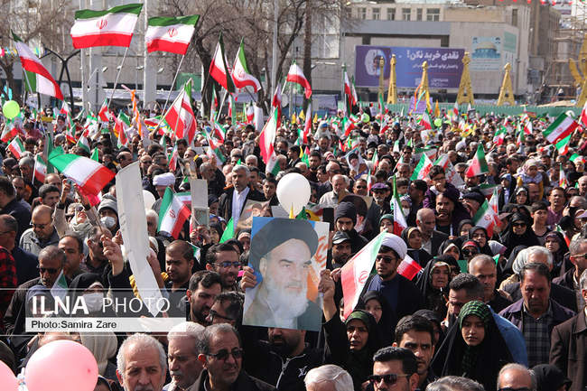 مراسم راهپیمایی ۲۲بهمن - شیراز