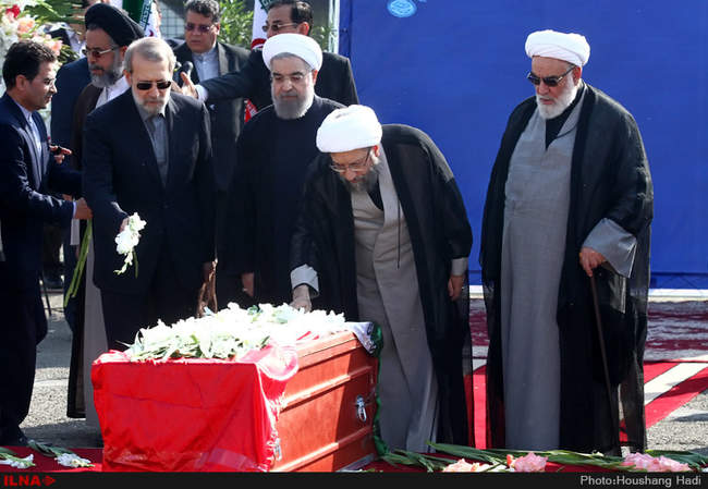 مراسم استقبال از جانباختگان فاجعه منا 