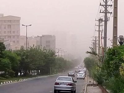 خیزش گردوخاک در برخی نقاط تهران