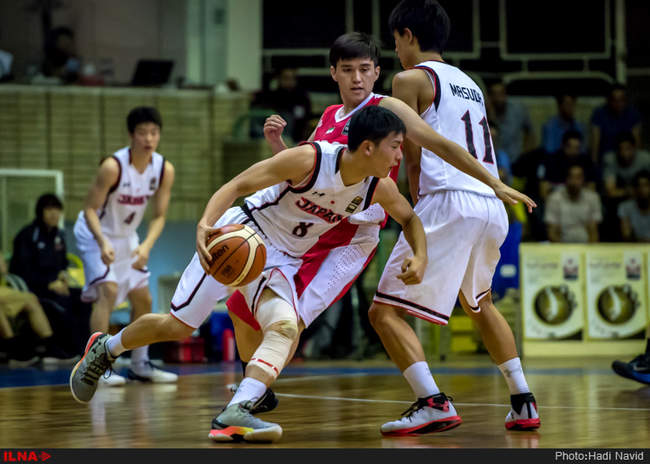بیست و چهارمین دوره مسابقات قهرمانی بسکتبال جوانان آسیا: ایران - ژاپن