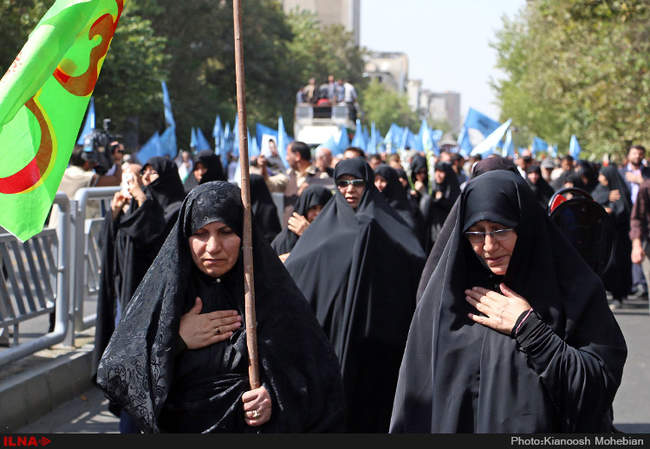 مراسم تشییع پیکر جان‌ باختگان فاجعه منا در تهران/2