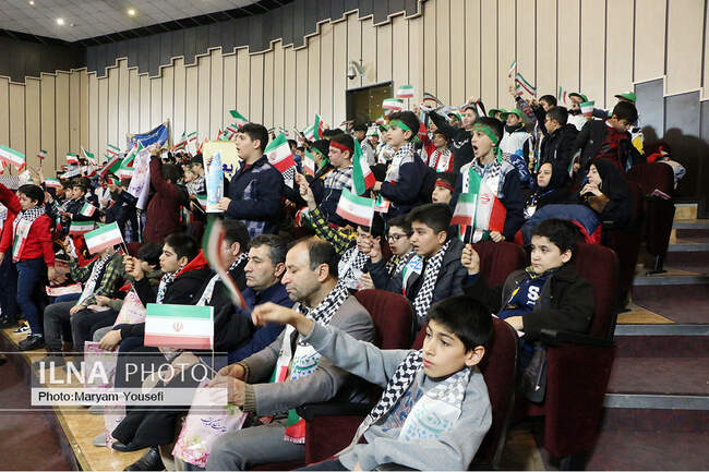 اجتماع دانش آموزی فرزندان حاج قاسم در تبریز