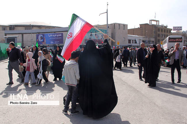 مراسم راهپیمایی ۲۲بهمن - شیراز