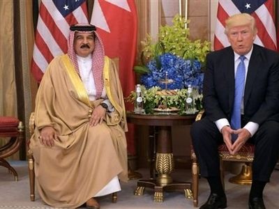ترامپ با پادشاه بحرین و رئیس‌جمهوری مصر دیدار کرد