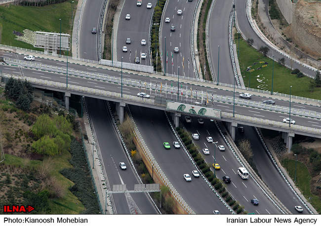 هوای پاک تهران پس از بارش باران بهاری