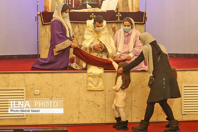 برگزاری مراسم سال نو میلادی ۲۰۲۱ در کلیسای سرکیس مقدس