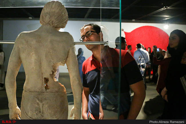 گزارش تصویری افتتاحیه هفتمین دوسالانه ملی مجسمه سازی تهران
