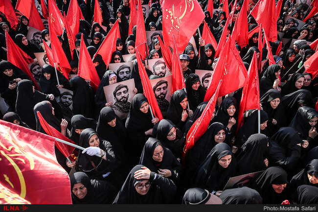 مراسم تشییع پیکر شهید حججی-2