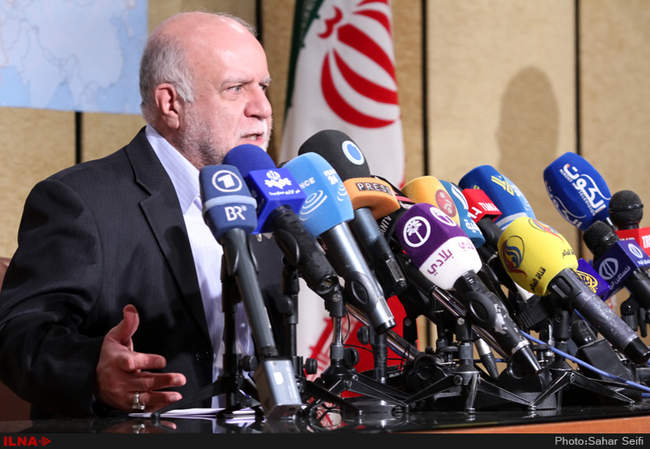 نشست خبری بیژن زنگنه وزیرنفت با رسانه‌های گروهی