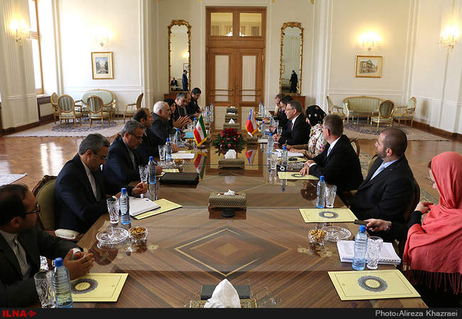 دیدار وزیر امور خارجه ایران و چک