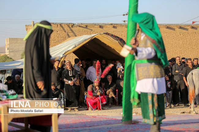 مجلس  تعزیه شهادت امام حسین در شهر کیان