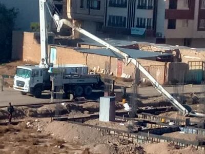 مرگ کارگر آرماتور بند بر اثر شکستگی دکل بتن ریز