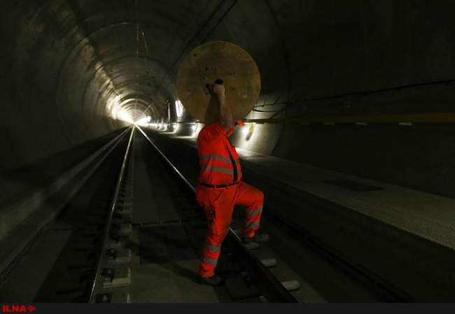 ساخت طولانی‌ترین تونل جهان در کوه‌های ٱلپ