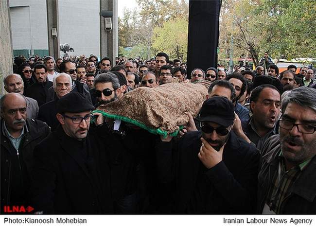 مراسم تشییع پیکر مجید بهرامی