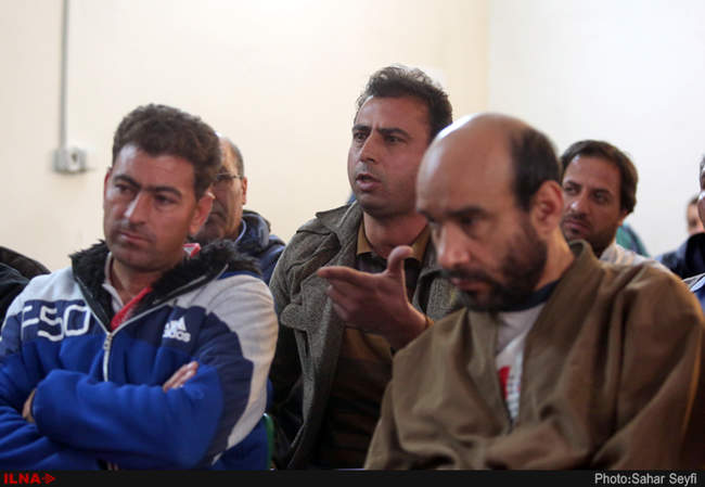 سرخو در جمع اعضای اتحادیه صنف حمل و نقل بارسبک و پیک موتوری