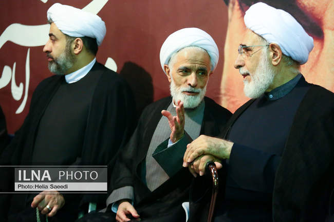 مراسم بزرگداشت والده همسر حجت‌الاسلام سید حسن خمینی در حسینیه جماران