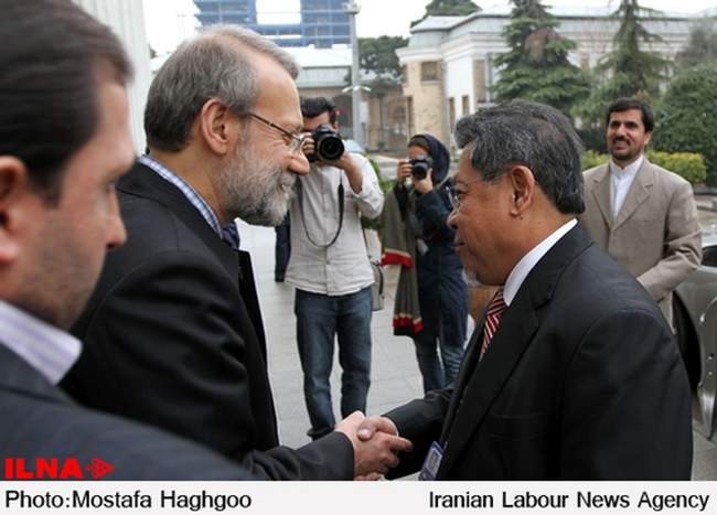 دیدار های رئیس مجلس شورای اسلامی